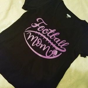 Football mom shirt-purple